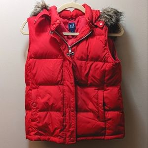 GAP Hooded Red Vest